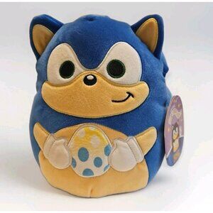 Sonic The Hedgehog W/Easter Egg Squishmallows 8” Plush Doll Jazwares 2025. New